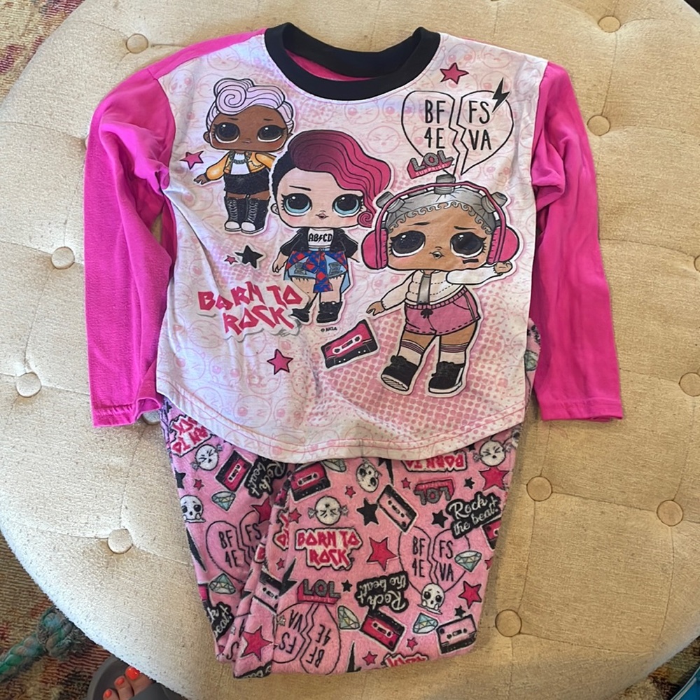 Girl’s LOL Surprise Flannel Pajamas
